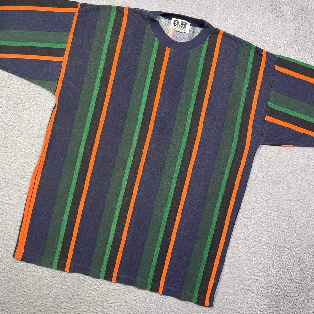Vintage 90s striped T-shirt - Picture 1 of 4